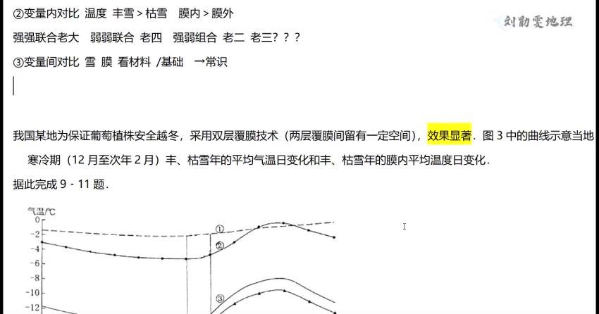 2023高三腾讯课堂地理刘勖雯暑秋一轮复习