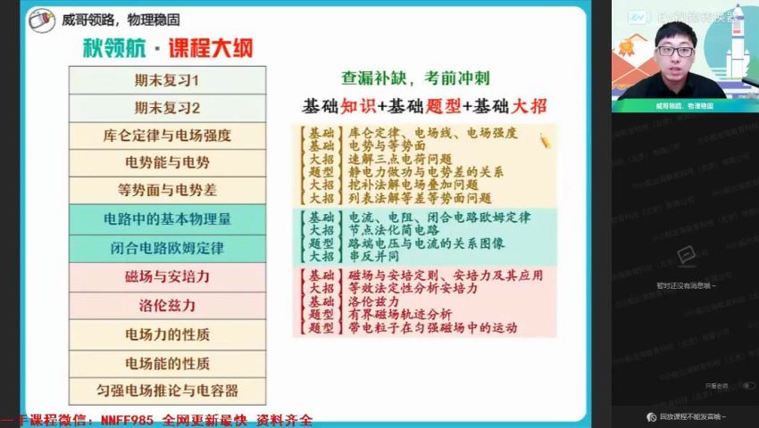 2023高二作业帮物理蔺天威暑假班（s)