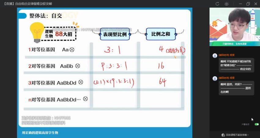 2023高三作业帮生物邓康尧一轮秋季班（a+)