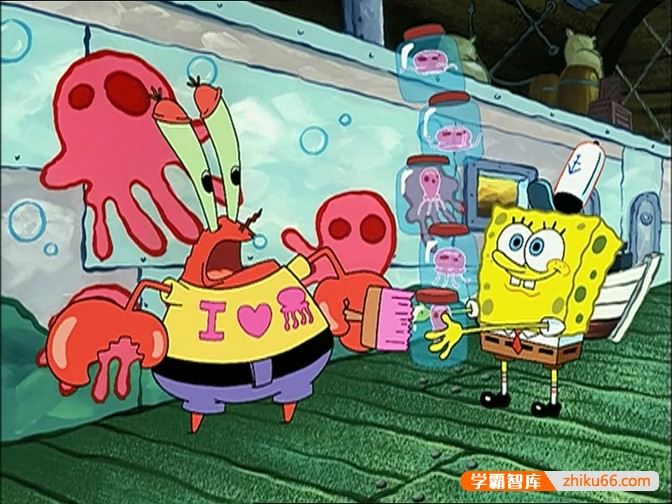 幼儿英语启蒙动画片《海绵宝宝SpongeBob》英文版1-6季全242集