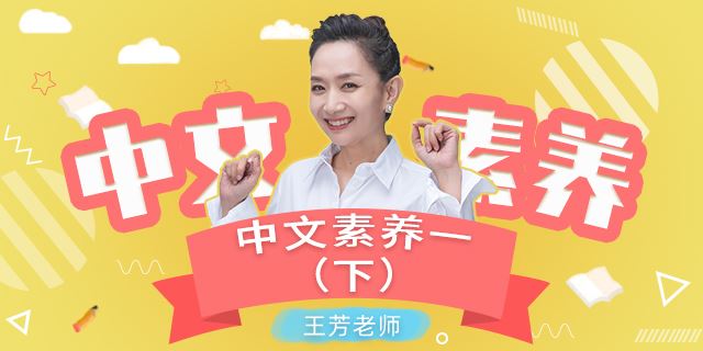 王芳大语文中文素养课小学语文一年级(下)[部编版]