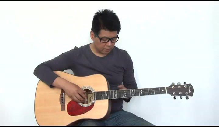 吉他民谣初级吉他入门教学教程零基础弹唱指弹讲解学习（720×416视频）  百度云网盘