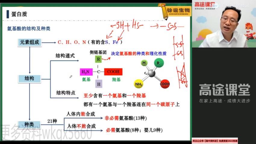 2022高三高途生物徐京全年班