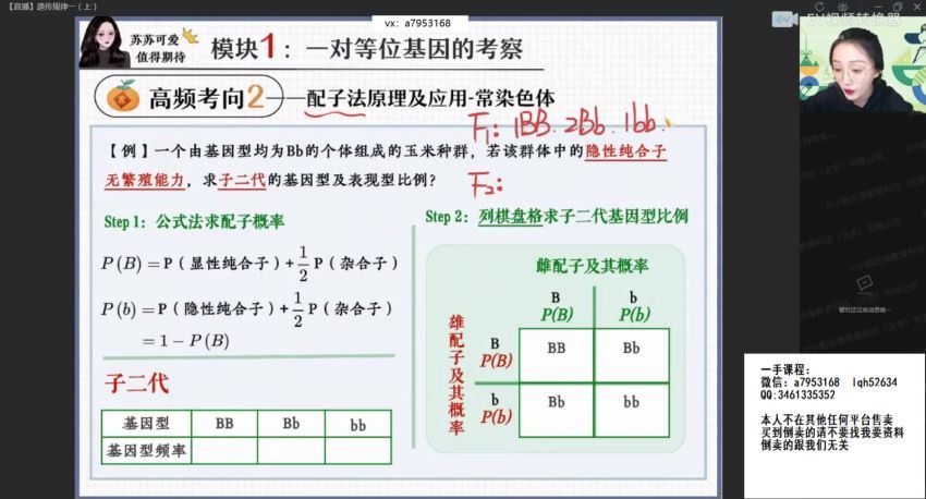 2022高三作业帮高三生物苏萧伊全年班