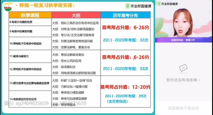 【2021暑假班】高三物理-胡婷 百度云网盘