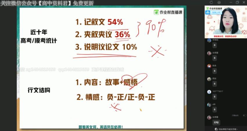 2021何红艳高三英语春季班双一流 百度云网盘