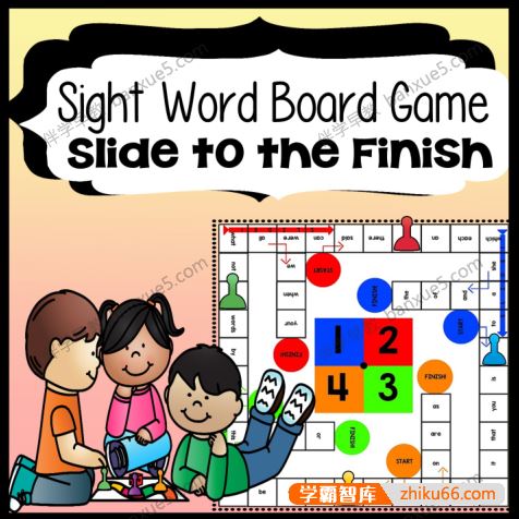 高频英语单词游戏互动素材《sight word game》共12册PDF绘本