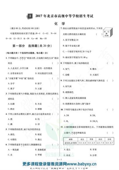 全国中考试卷225套PDF