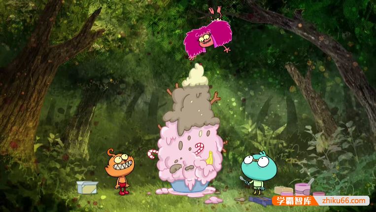 儿童英语启蒙动画片《青鸟哈维 Harvey Beaks》第一季英文版全26集