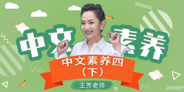 王芳大语文中文素养课小学语文四年级(下)[部编版]