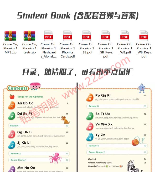 Come On Phonics 原版英文教材pdf 带娃轻松入门英语百度云网盘下载 综合资讯 直冲高考 Come On Phonics 原版英文教材pdf 带娃轻松入门英语百度云网盘下载 综合资讯 直冲高考
