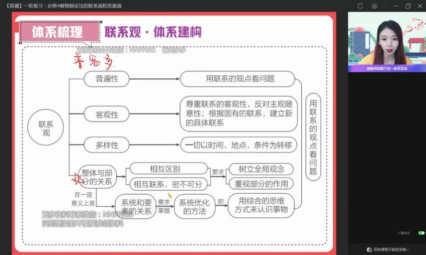 2023高三作业帮政治周峤矞一轮秋季班（a+)