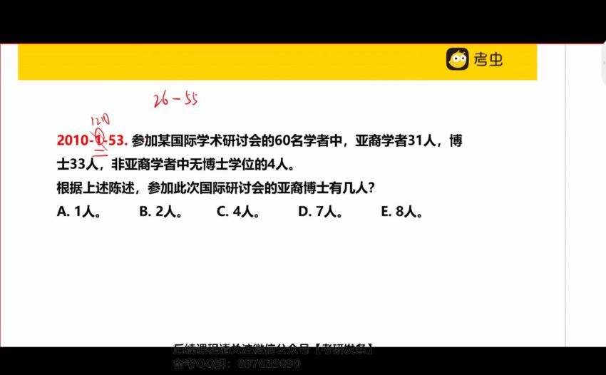 2023考研管理类(管综)：【考虫】管理类联考 百度网盘