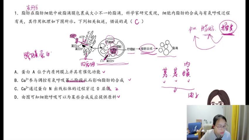 2023高三腾讯课堂生物周芳煜暑秋一轮复习