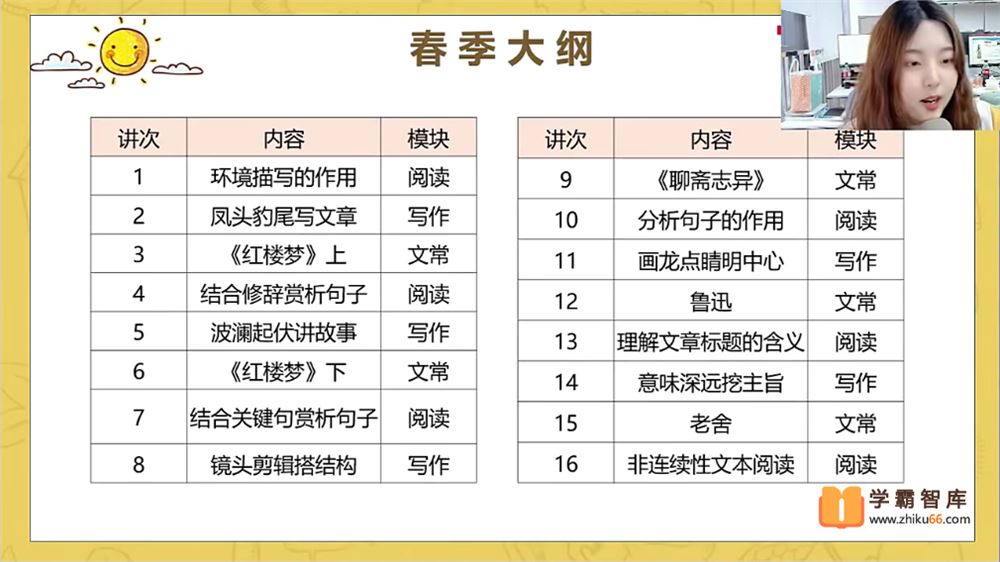 薛侠语文2021年春季五年级语文勤思班(勤思在线)