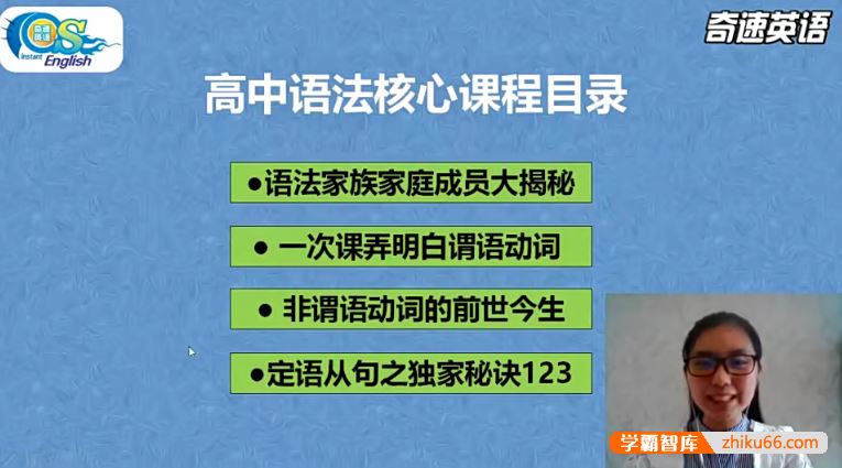 奇速英语奇速高中英语语法课程