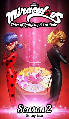 儿童英语启蒙动画片《瓢虫少女 Miraculous Ladybug》第二季英文版全25集