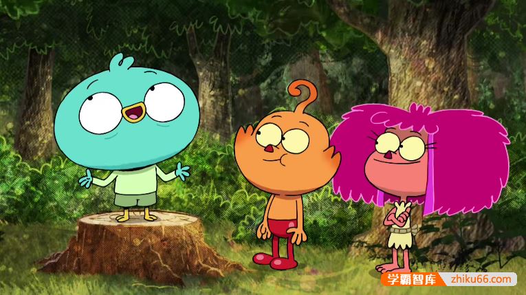 儿童英语启蒙动画片《青鸟哈维 Harvey Beaks》第一季英文版全26集