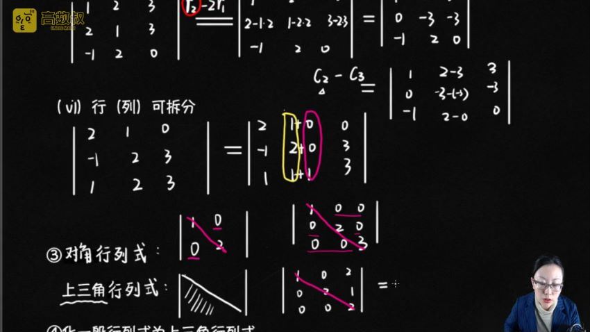 高数叔线性代数（3小时速成）