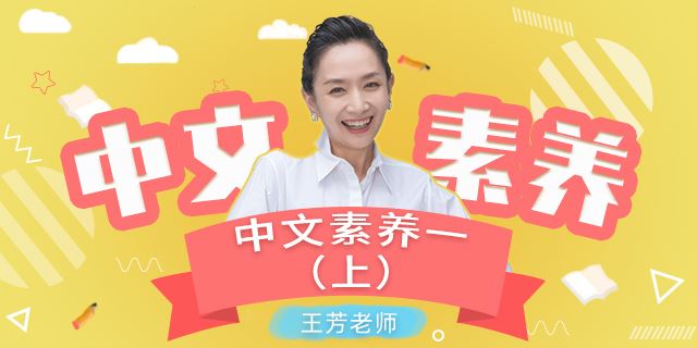 王芳大语文中文素养课小学语文一年级(上)[部编版]