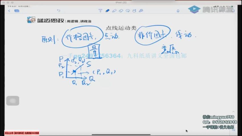 2022高三腾讯课堂政治马宇轩一论 百度网盘