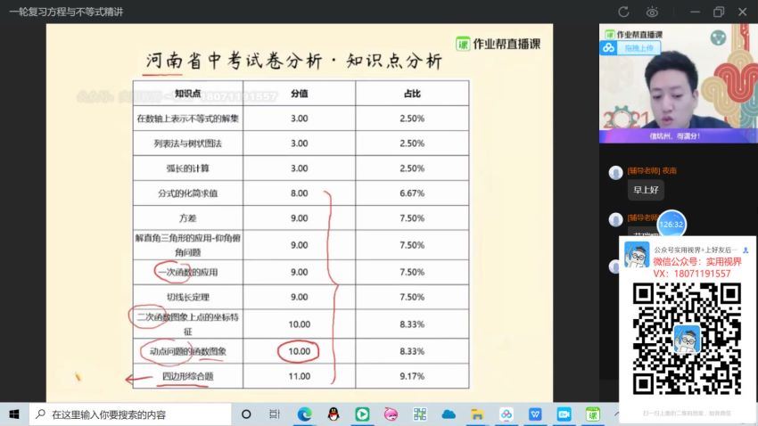 【2021寒】初三数学尖端班（王杭州）