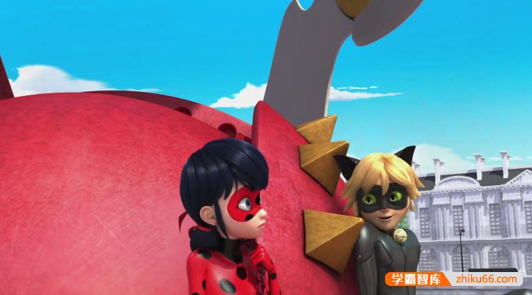 儿童英语启蒙动画片《瓢虫少女 Miraculous Ladybug》第二季英文版全25集