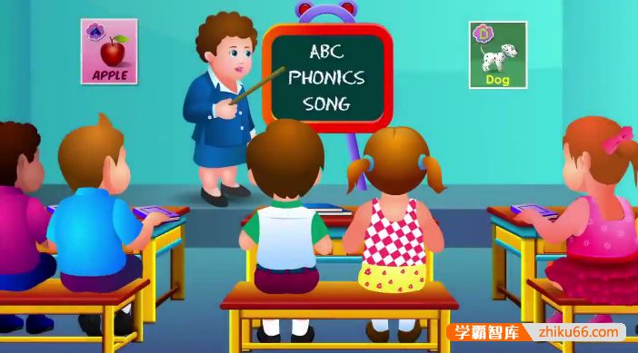 老黄讲英语英语启蒙五阶《英文歌曲律动磨耳朵》动画视频课程