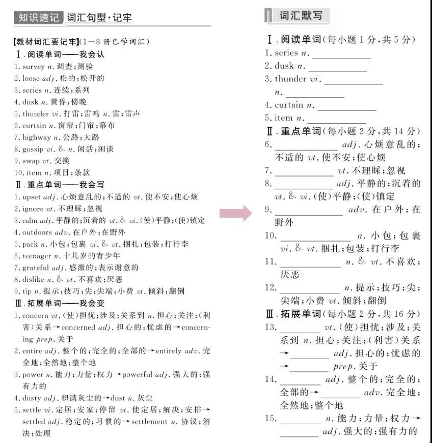 新高考题型英语广东2022