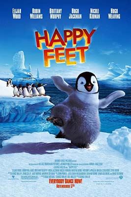 儿童冒险励志动画电影《快乐的大脚 Happy Feet》第1、2部国粤英三语版