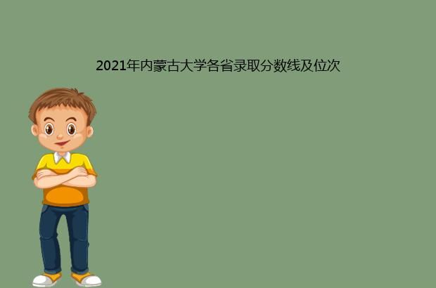 2021年内蒙古大学各省录取分数线及位次