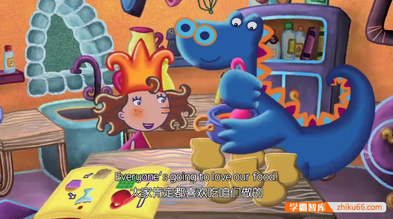儿童英语启蒙动画片《泡泡公主芙萝莉 Florrie’s Dragons》英文版全52集