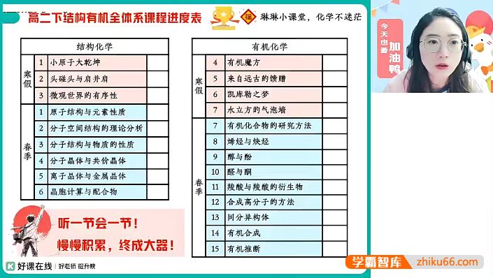 冯琳琳化学2024届高二化学 冯琳琳高二化学A+班-2024年寒假