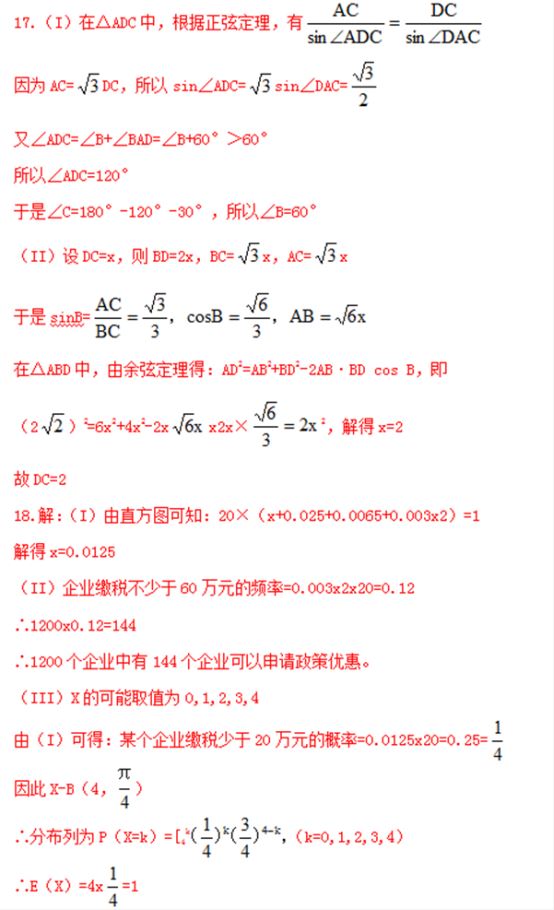 2022年河北高职单招数学模拟试题 必考知识