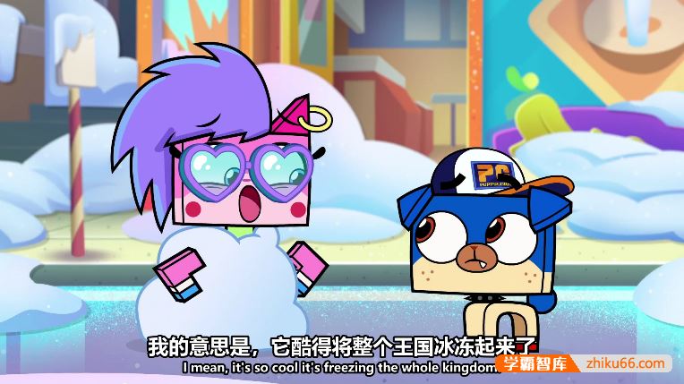 幼儿英语启蒙动画片《独角猫Unikitty!》第三季英文版全24集