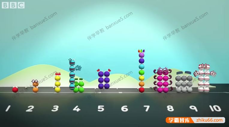 数学启蒙益智动画片《数字积木Numberblocks》第五季全15集