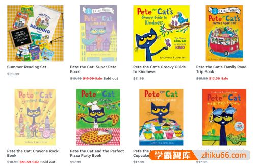 儿童英语启蒙《皮特猫Pete the Cat》绘本+音频+视频+动画+配套游戏资源