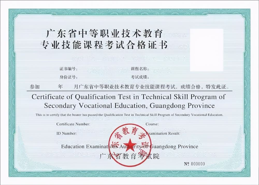 2022年广东中职高考政策