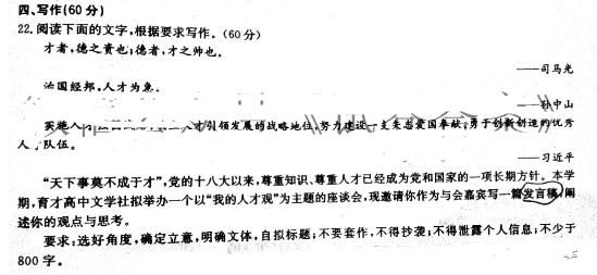 华大新高考联盟2022