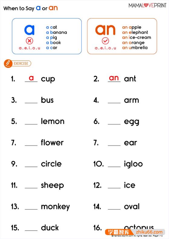超完整的小学英语语法作业纸300页PDF电子版