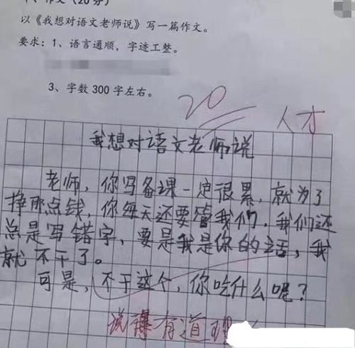小学作文老师哪个好,五年级漫画老师作文500字