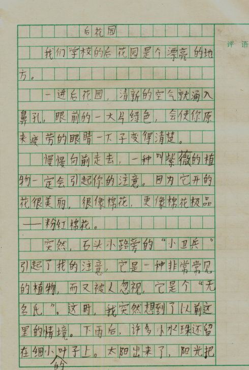 小学生写人作文,小学生写人作文300字