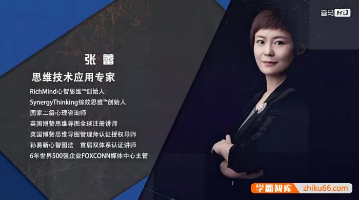 张蕾23堂思维导图课,巧用思维导图十倍提高工作效率
