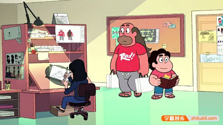 科幻冒险动画《宇宙小子 Steven Universe》第1-6季英文版全151集+大电影