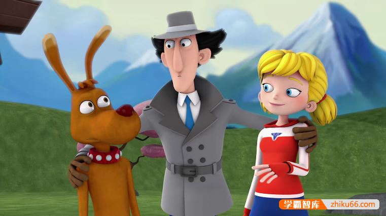 儿童英语启蒙动画片《神探加杰特Inspector Gadget》第三季英文版全13集