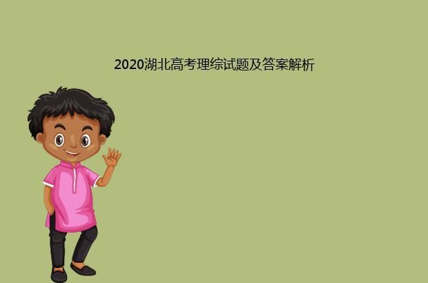 2020湖北高考理综试题及答案解析