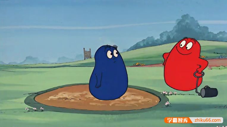 80后经典动画片《巴巴爸爸Les Barbapapa》中文版+英文版共300集